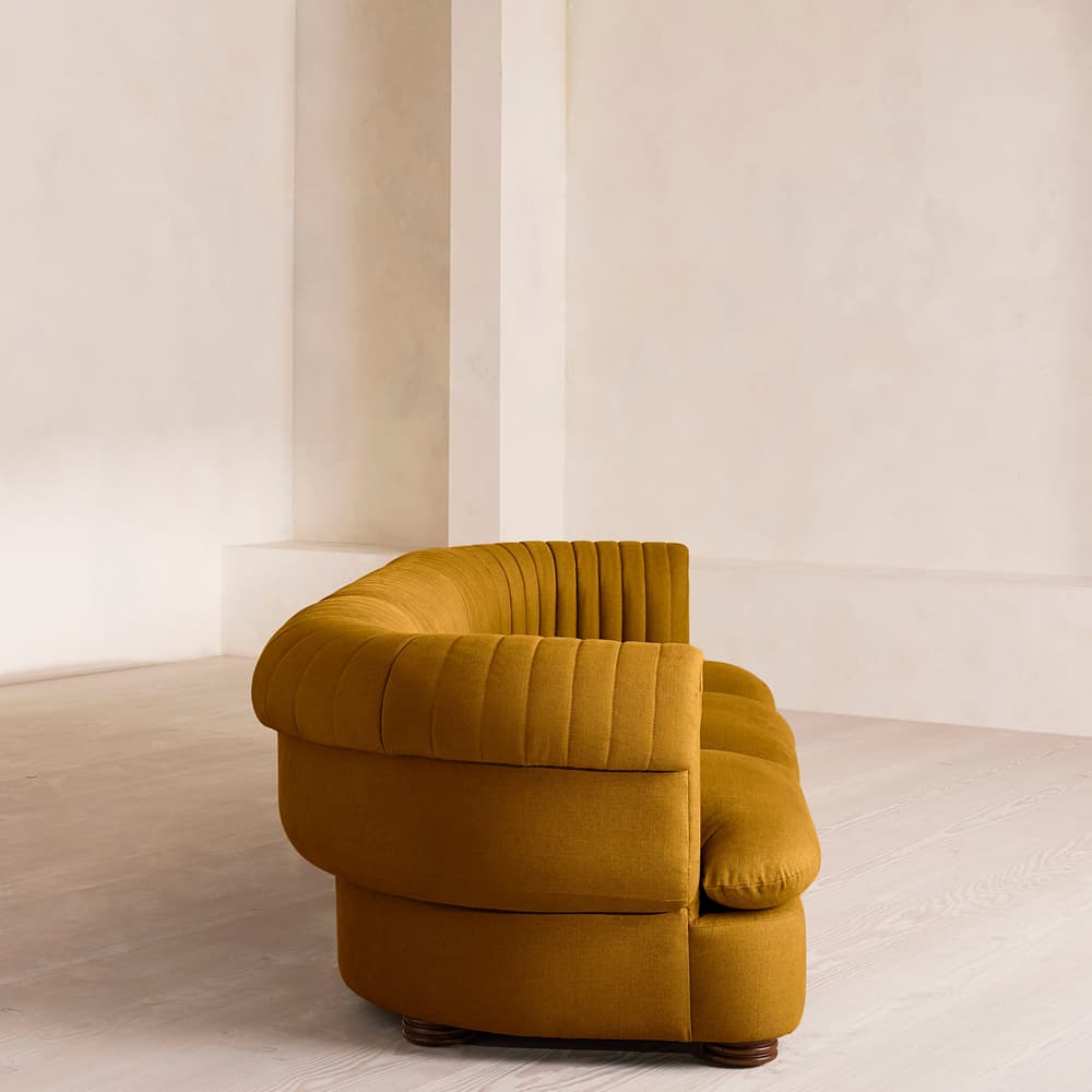 Rava Modular Sofa - Four Seater - Linen - Turmeric - UK - Images - Image 3