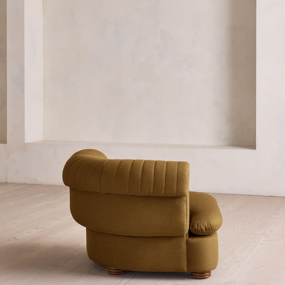 Rava Modular Sofa - Left Arm Module - Linen - Ochre - Image 3