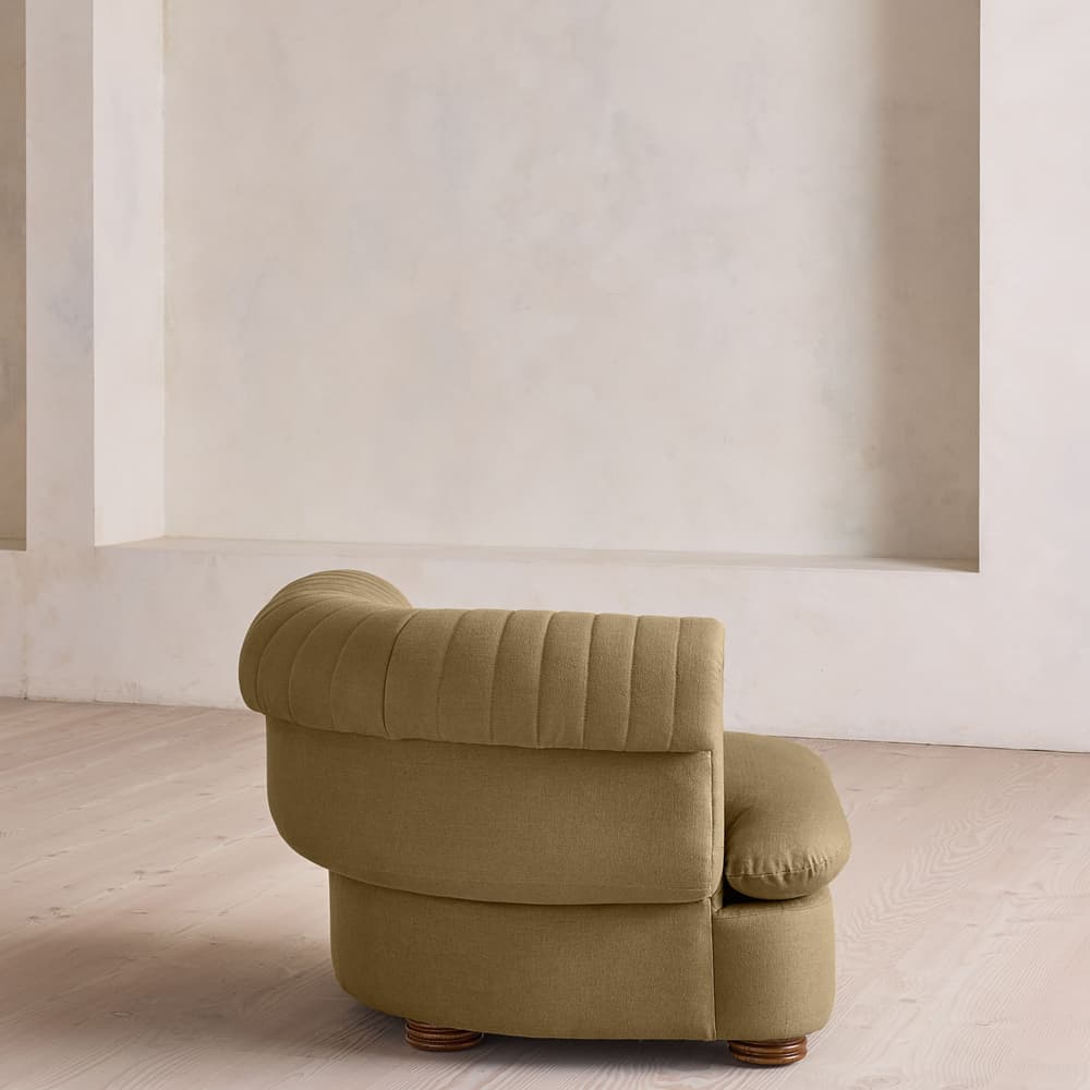 Rava Modular Sofa - Corner Module - Linen - Wheat - Image 3