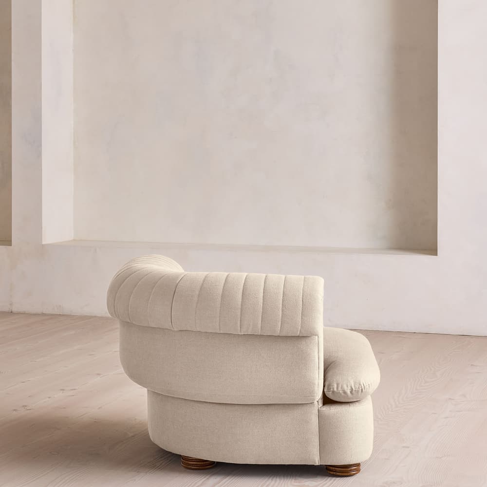 Rava Modular Sofa - Corner Module - Linen - Bisque - Image 3
