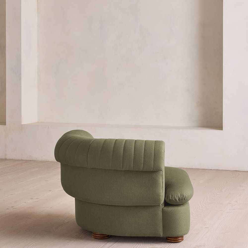 Rava Sectional Sofa - Corner Module - Linen - Sage - US - Image 3
