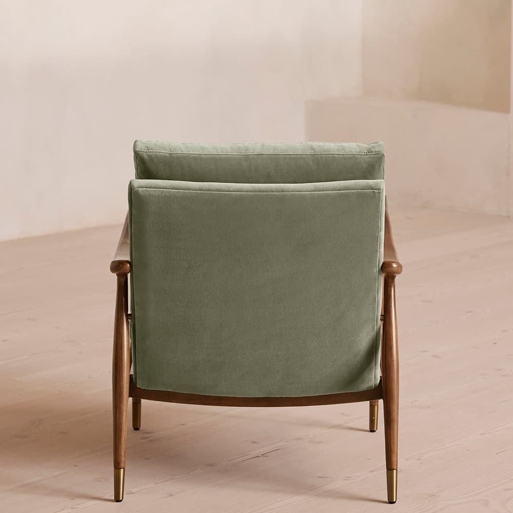 Theodore Armchair - Velvet - Seafoam - UK - Images - Image 3