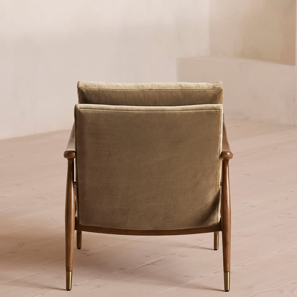 Theodore Armchair - Velvet - Truffle - UK - Images - Image 3