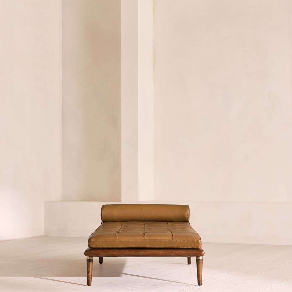 Theodore Daybed - Leather - Chestnut - US - Images - Image 3