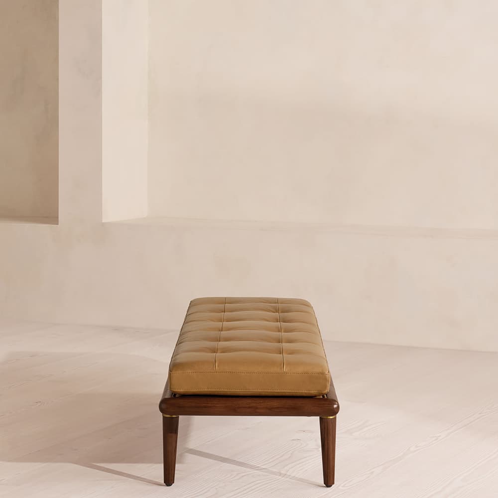 Theodore Bench - Leather - Honey - US - Images - Image 3