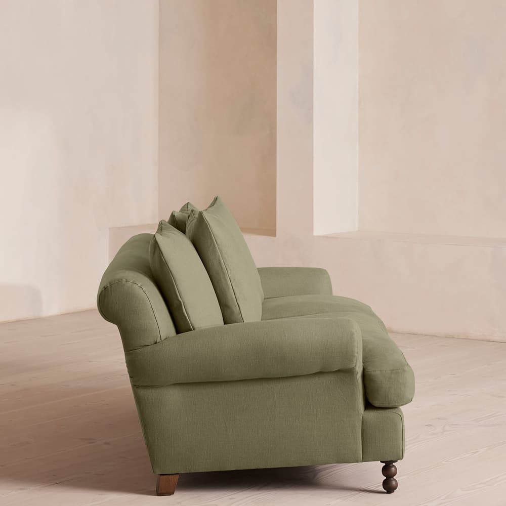 Audrey Two Seater - Sofa - Linen - Sage - US - Images - Image 3