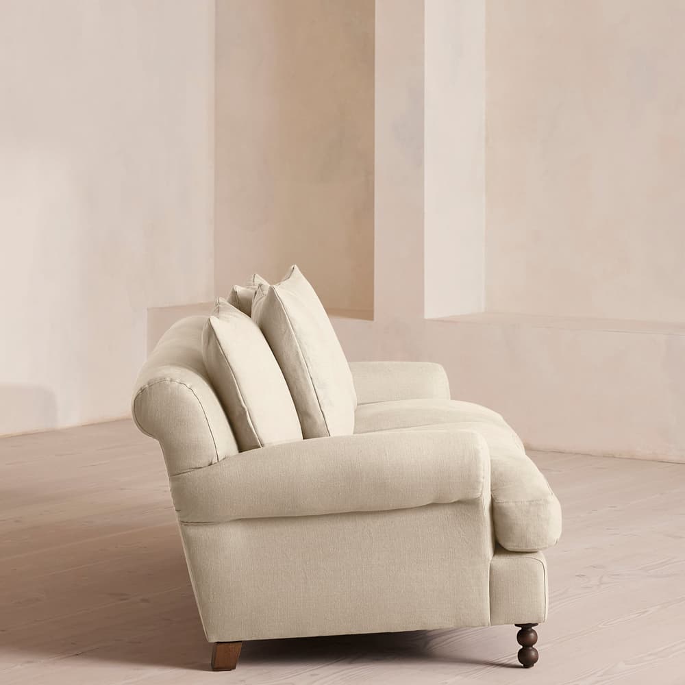 Audrey Two Seater - Sofa - Linen - Bisque - US - Images - Image 3