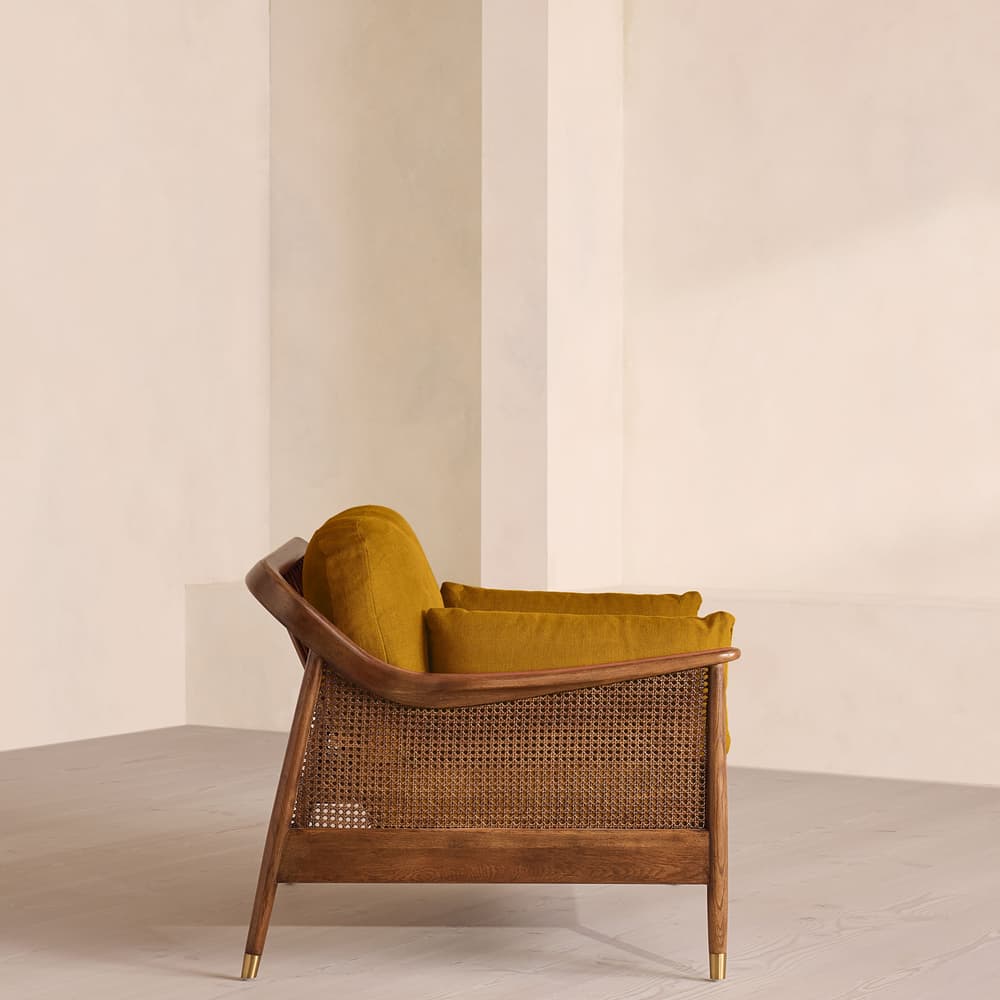 Atlanta Loveseat - Linen - Turmeric - UK - Images - Image 3