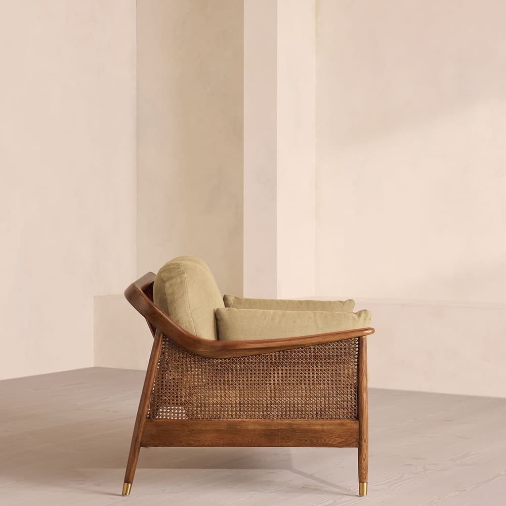 Atlanta Loveseat - Linen - Wheat - Images - Image 3
