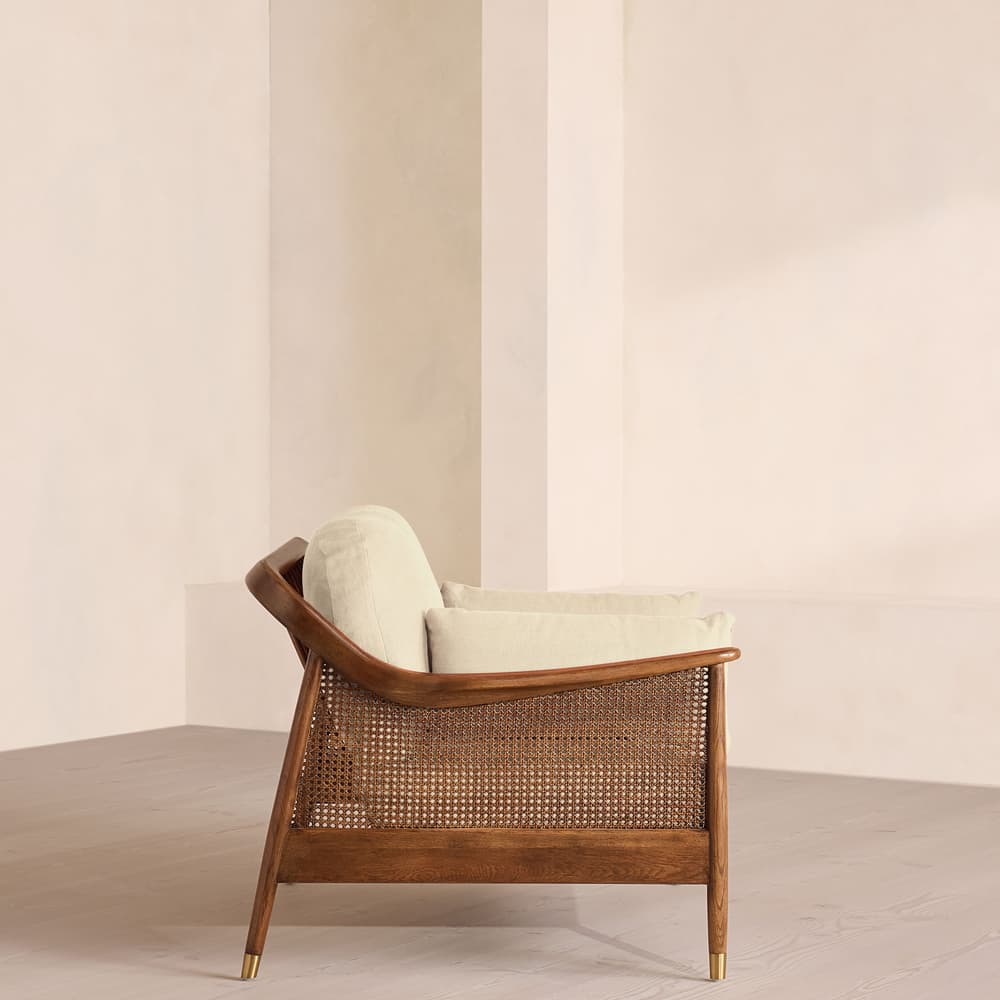 Atlanta Loveseat - Linen - Bisque - Images - Image 3