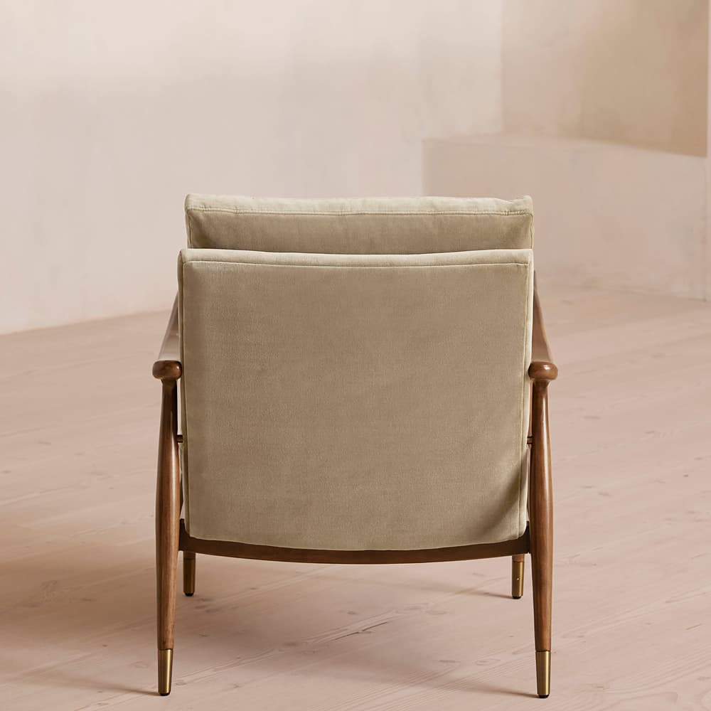 Theodore Armchair - Velvet - Oyster - UK - Images - Image 3