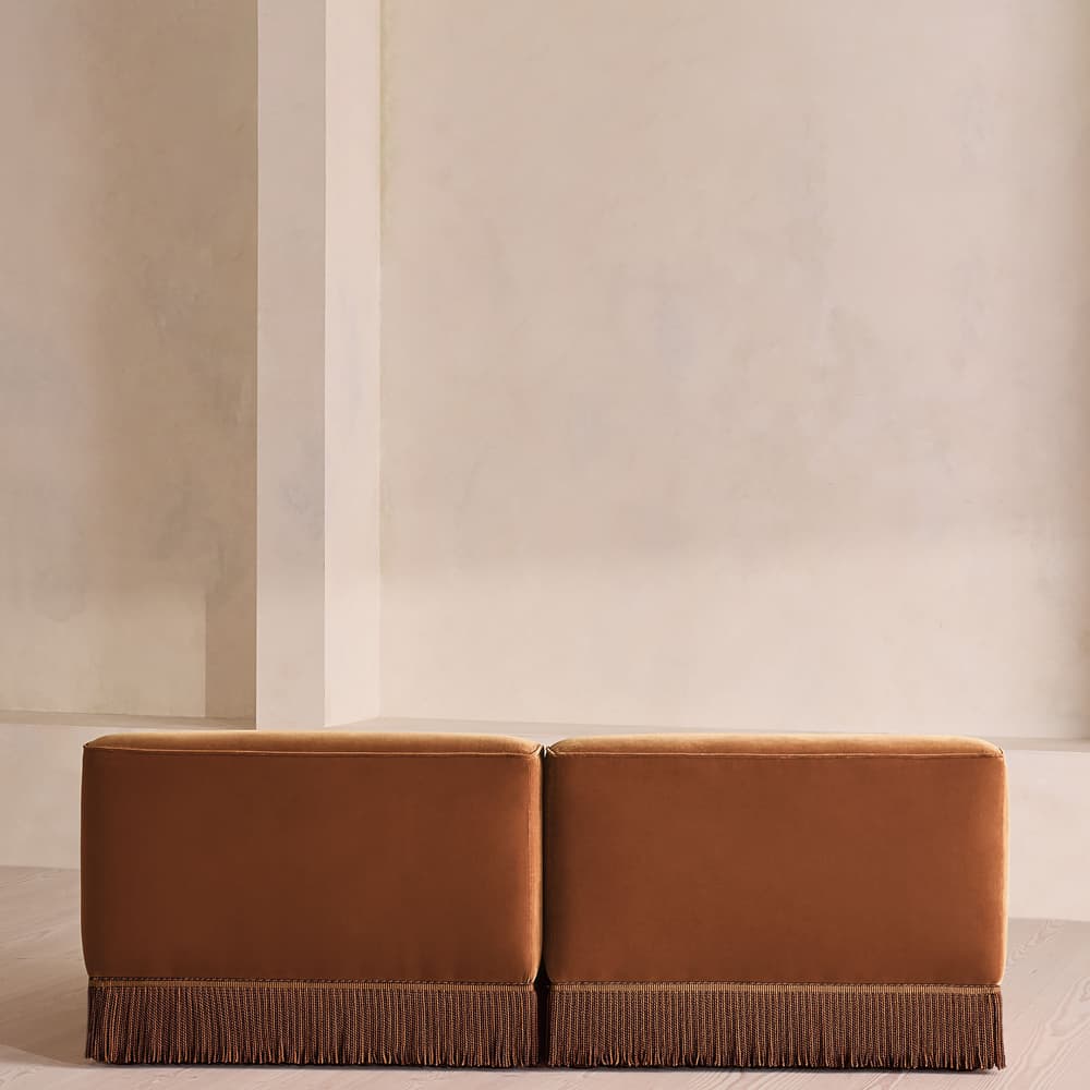 Elowen Modular Sofa - Three Seater - Velvet - Cinnamon - UK - Images - Image 3