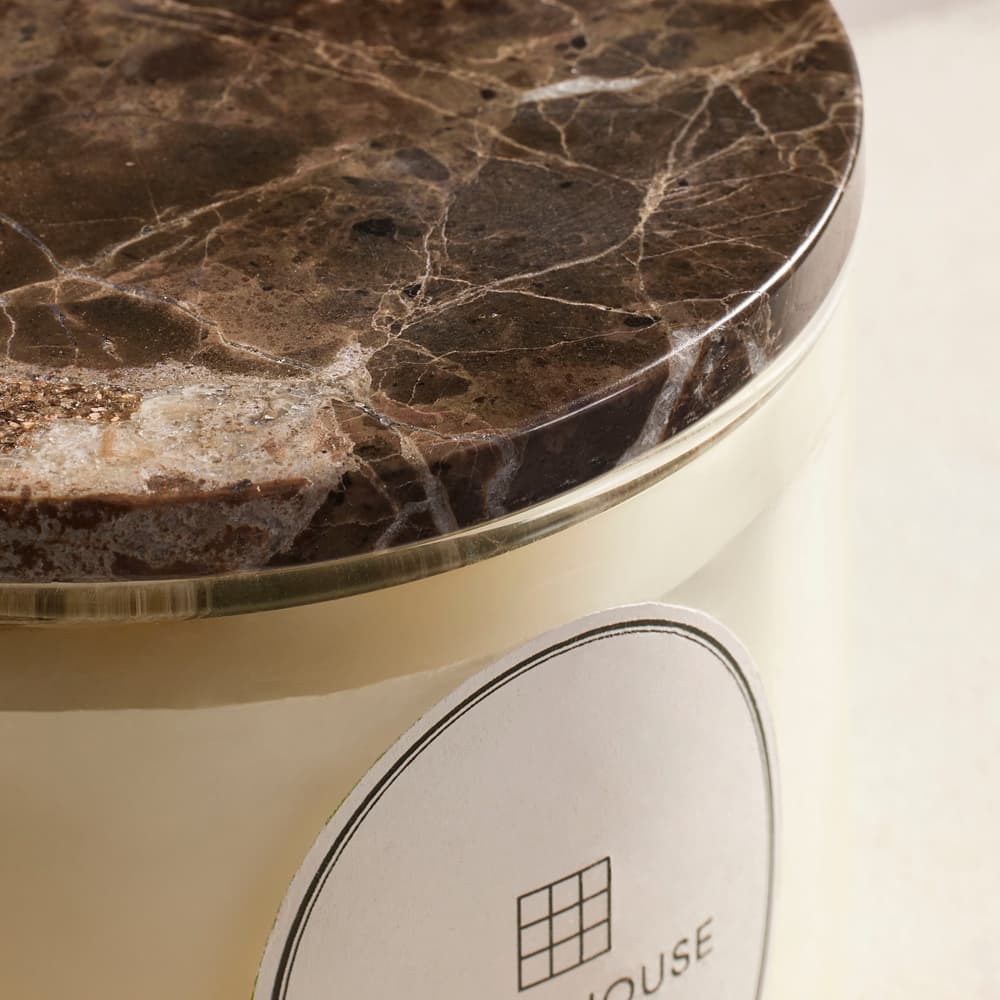Leather & Oud Candle - Dark Emperador Marble - Refill - 660g - Member Exclusive - Images - Image 3