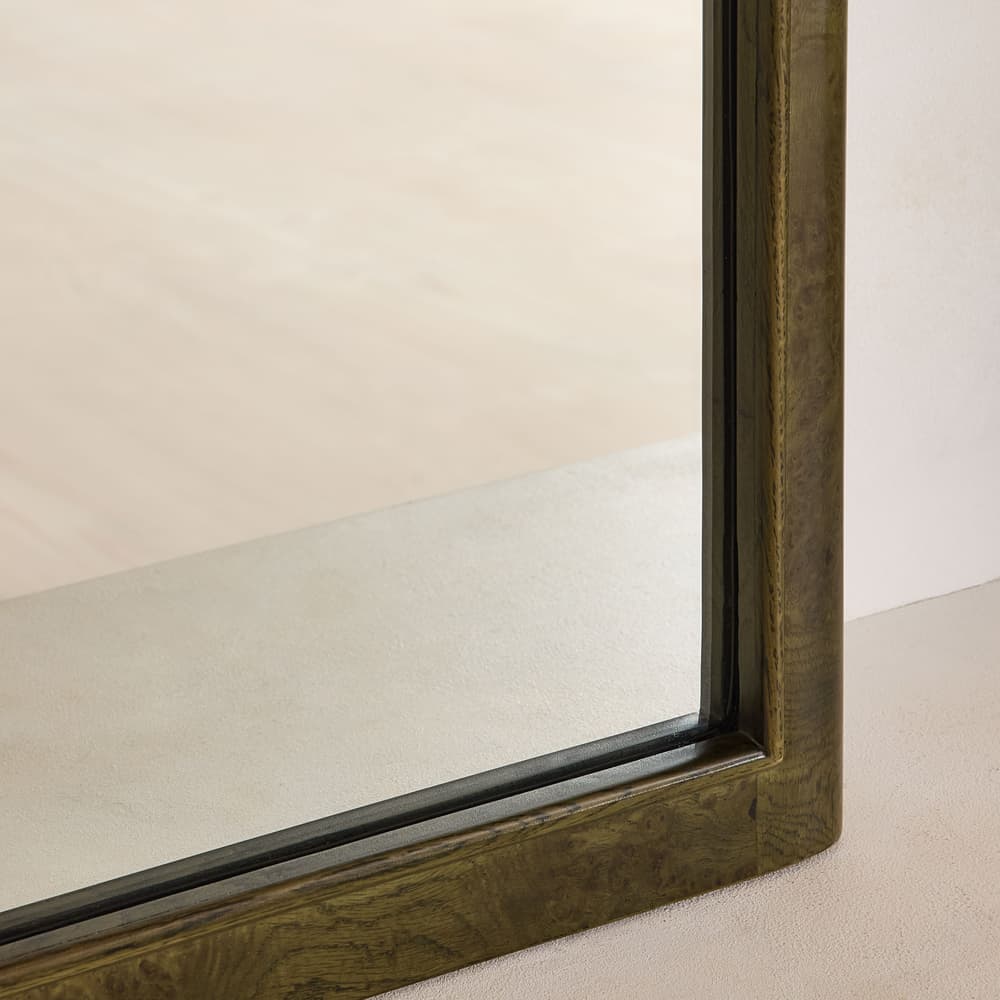 Lennox Wall Mirror - Olive Oak Burl - Images - Image 3