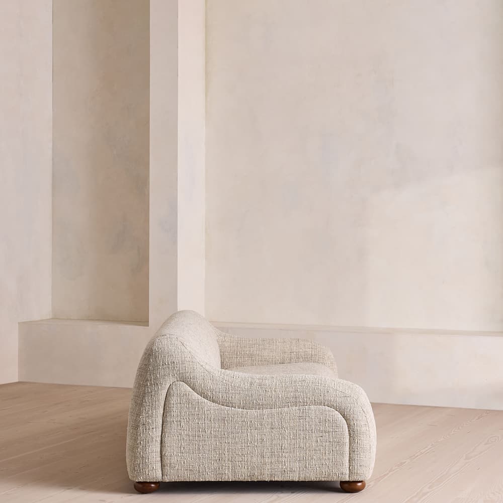 Liana Three Seater Sofa - Cotton Linen Tweed - UK - Images - Image 3