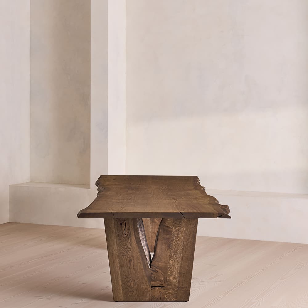 Calne Dining Table - Dark - 240cm - Images - Image 3