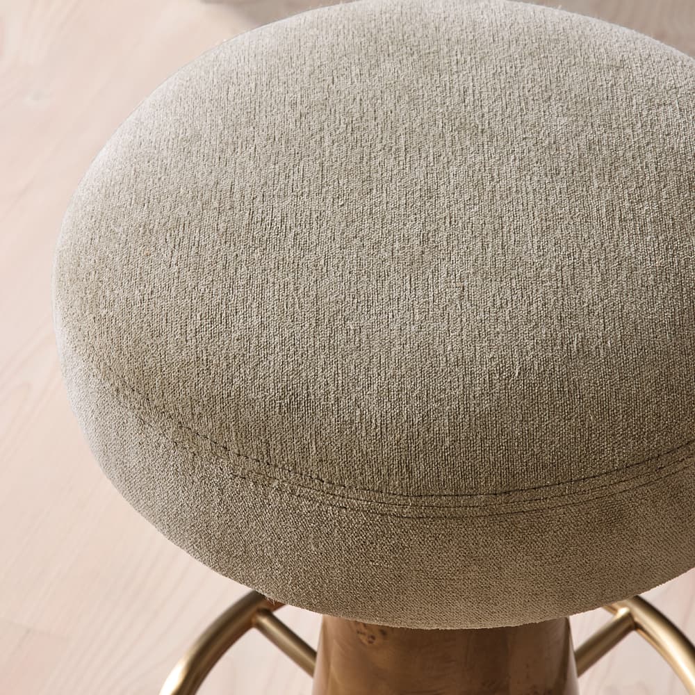 Killian Barstool - Linen Chenille - Stone - UK - Images - Image 3