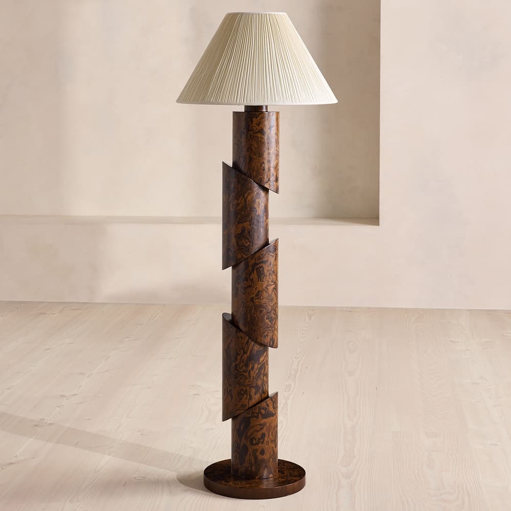Franco Floor Lamp - Abstract Burl - US - Listing - Image 3