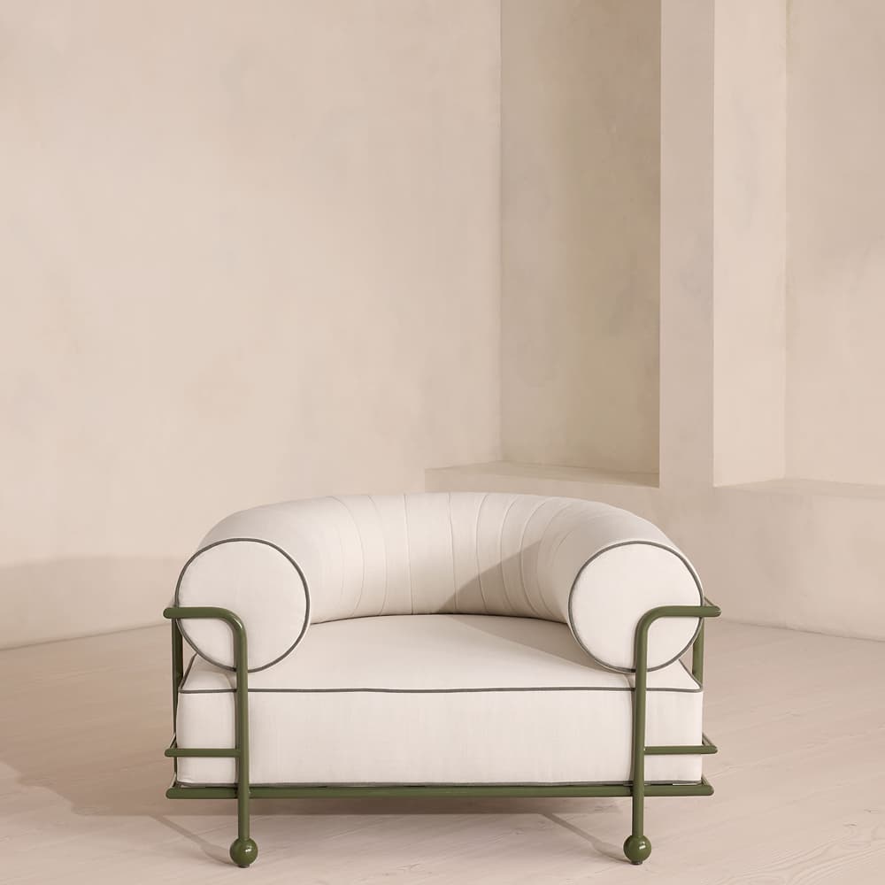 Gaspard Outdoor Armchair - Off White - US - Listing - Image 3