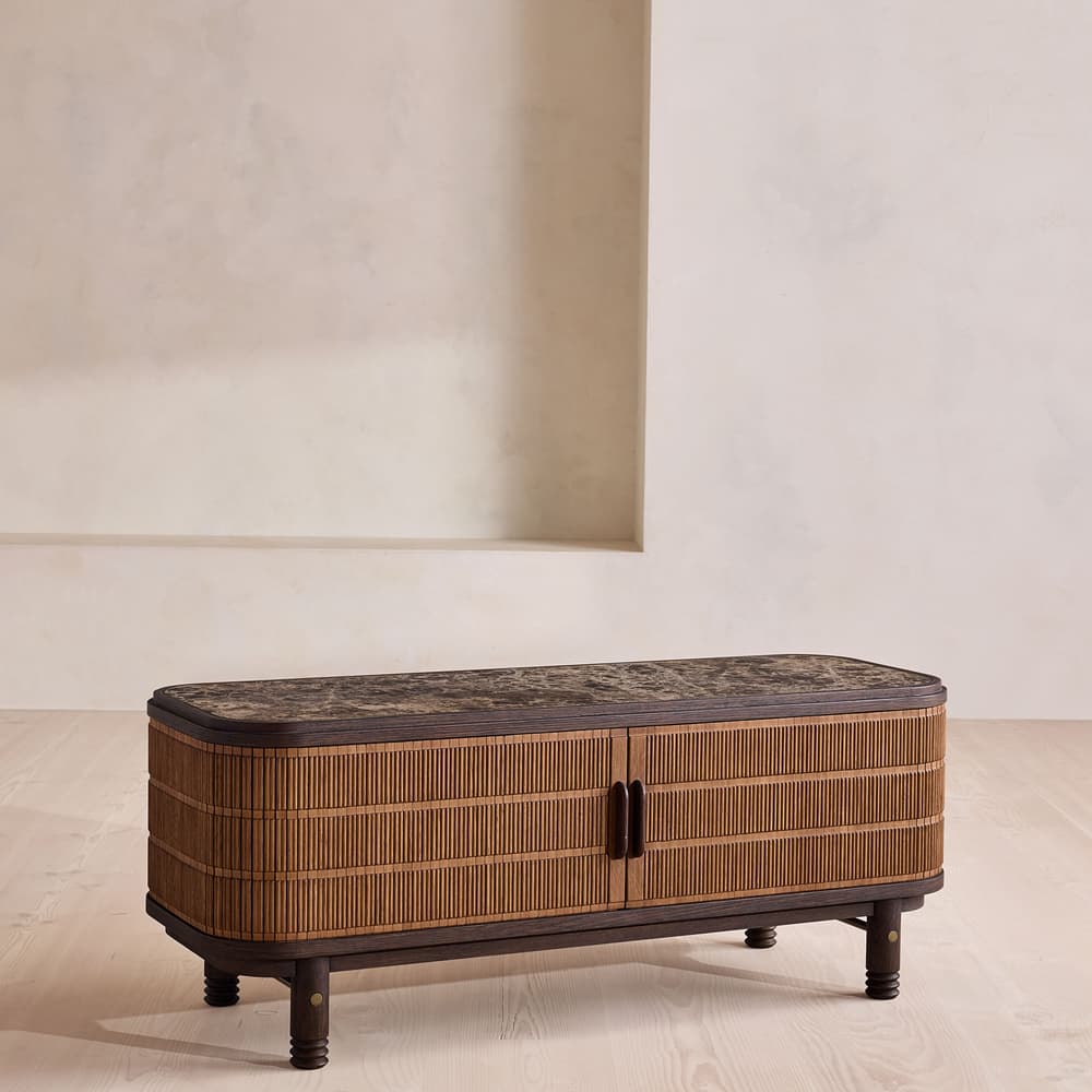 Cullen Media Unit - Dark Emperador Marble - Listing - Image 3