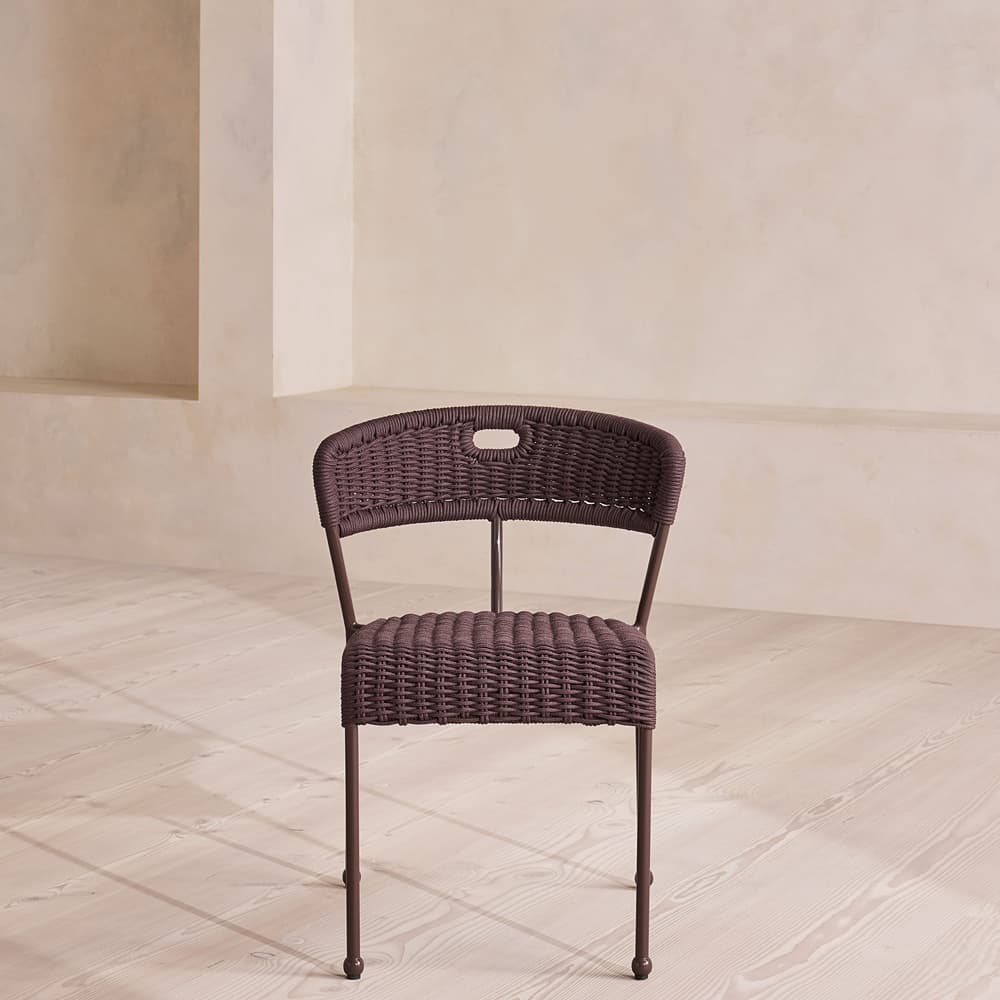 Pair of Lisson Outdoor Dining Chairs - Bordeaux - Listing - Image 3