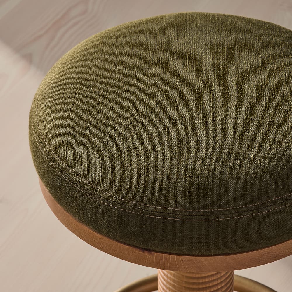 Bryden Counter Barstool - Linen - Olive - UK - Images - Image 3