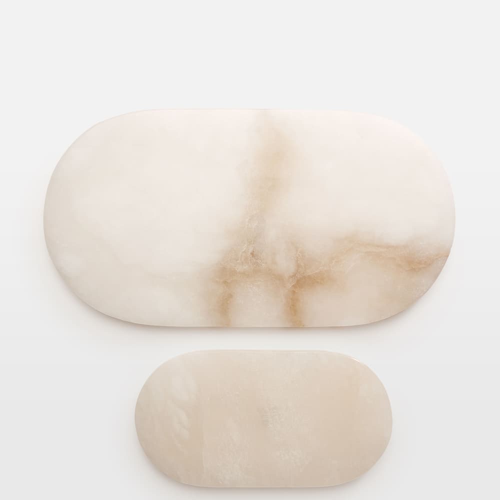 Emlyn Serving Board - Alabaster - Set of Two - Images - Image 3