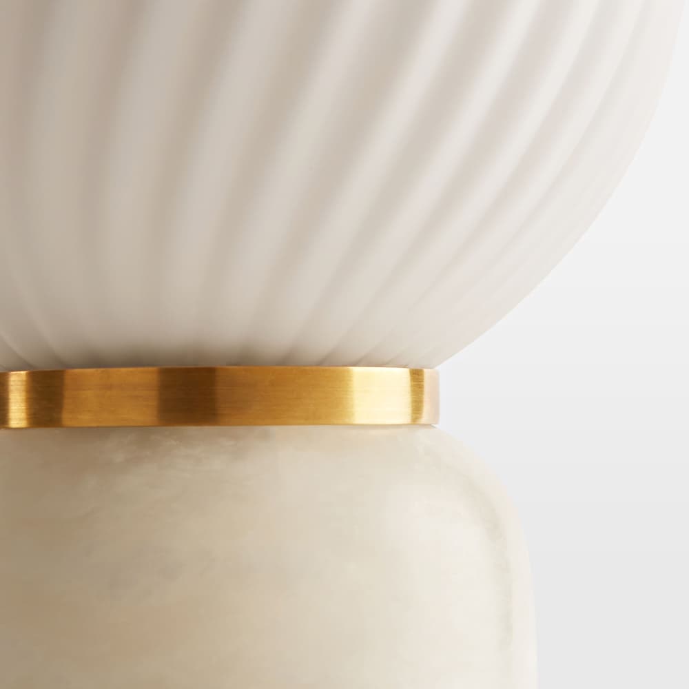 Alabaster Swirl Table Lamp - US - Images - Image 3