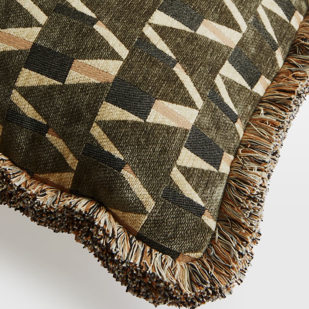 Phoebe Square Cushion - Charcoal - Images - Image 3