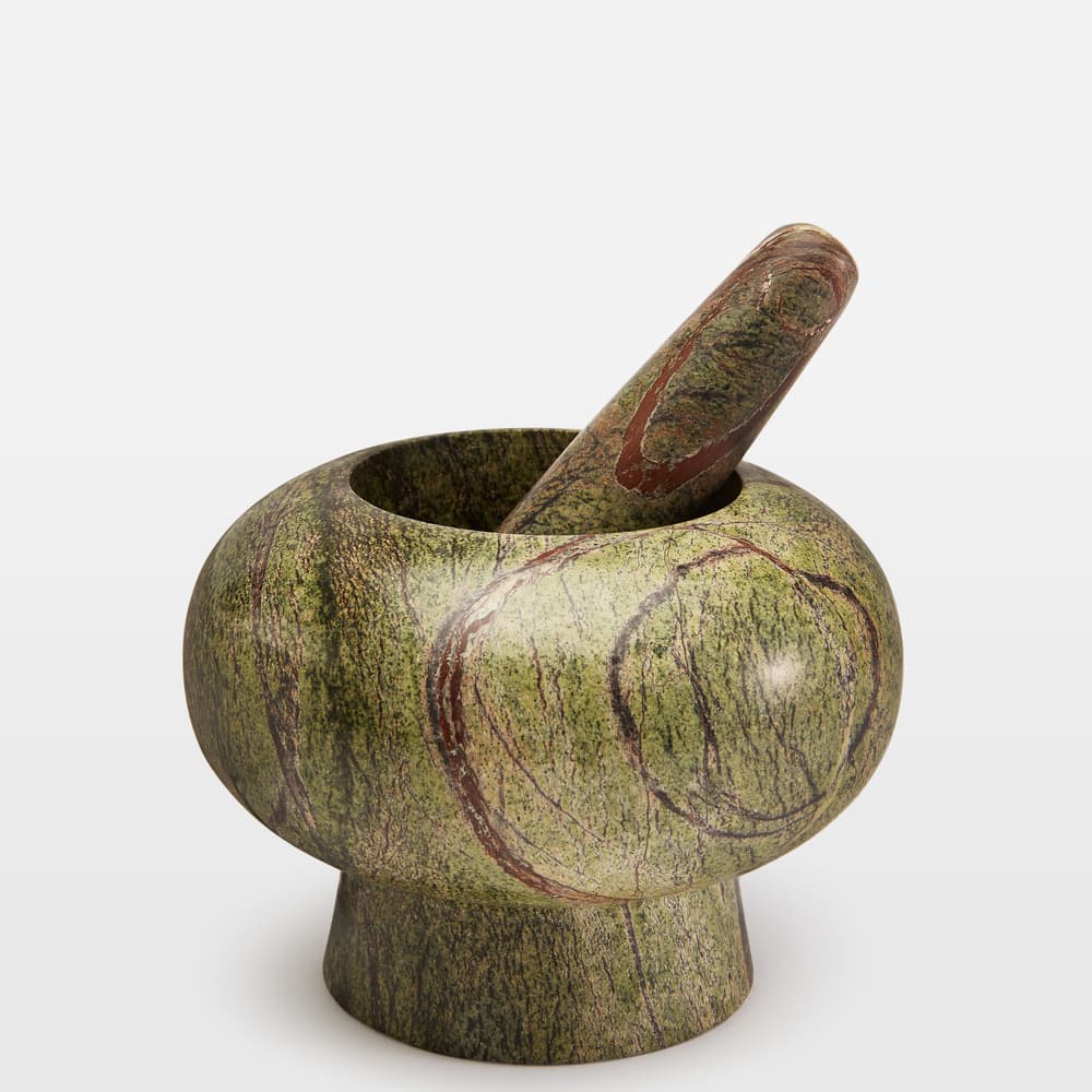Amelie Pestle & Mortar - Green Marble - Images - Image 3