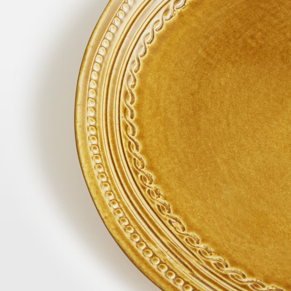 Adderbury Dinner Plate - Ochre - Set of Four - Images - Image 3