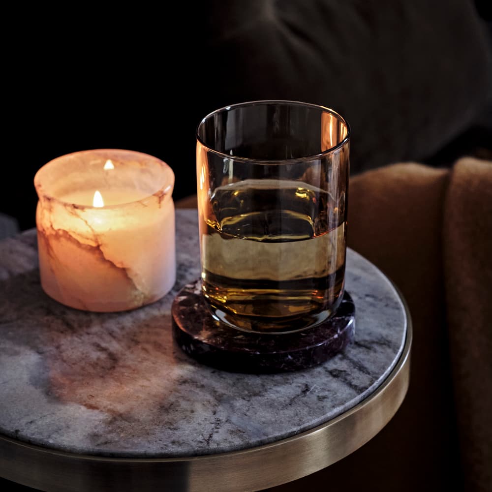 Arlon Side Table - Terra Bianca Marble - Small - Lifestyle - Image 3