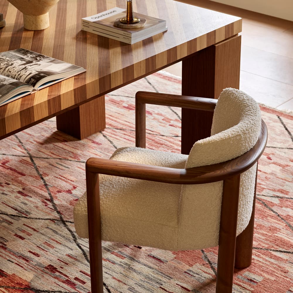 Aria Dining Chair - Boucle - Cream - Lifestyle - Image 3