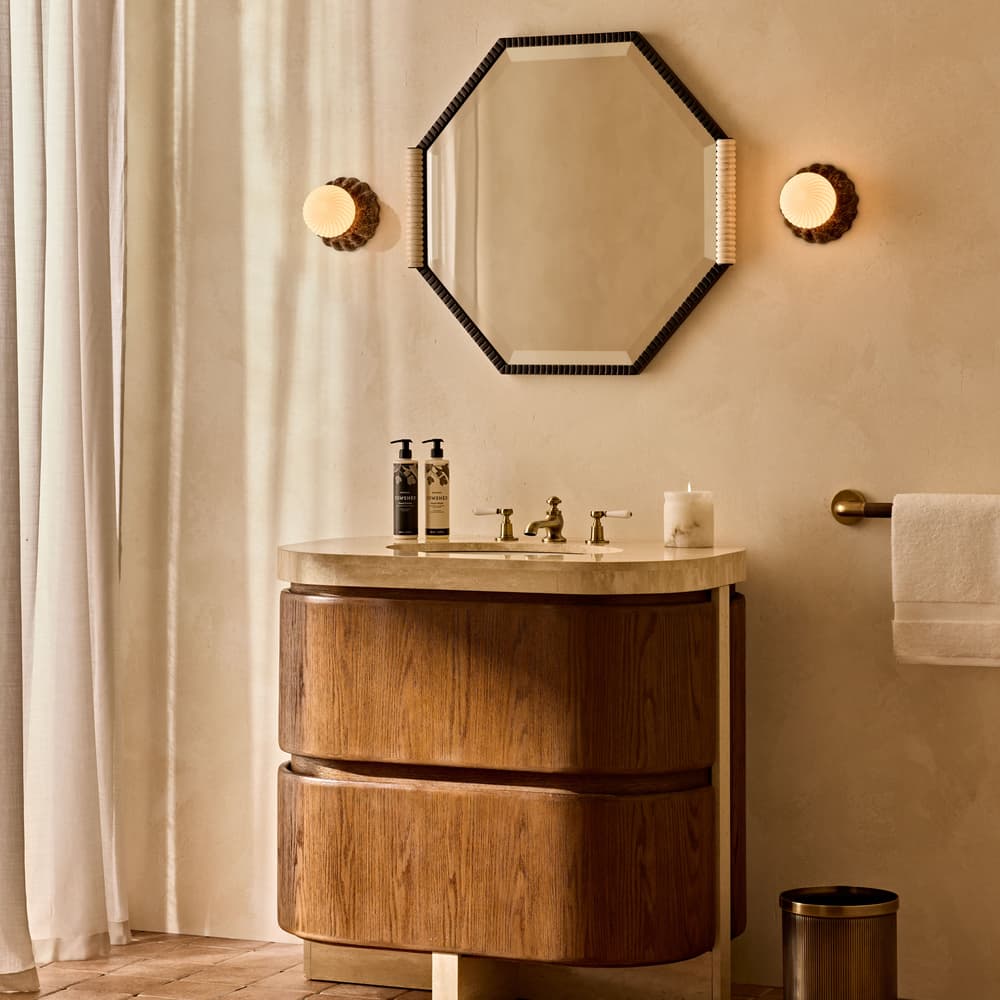Floria Wall Light - Dark Emperador Marble - IP44 - UK - Lifestyle - Image 3