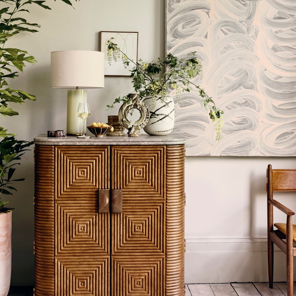 Kingsley Bar Cabinet - Grey Emperador Marble - US - Lifestyle - Image 3