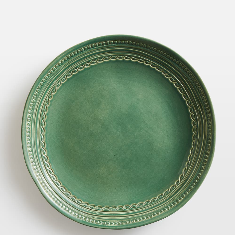 Adderbury Dinner Plate - Green - Set of Four - Images - Image 3