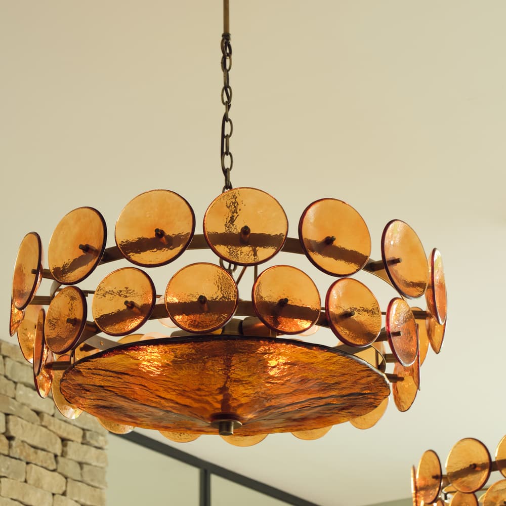 Lorenzo Chandelier - Amber - Lifestyle - Image 3