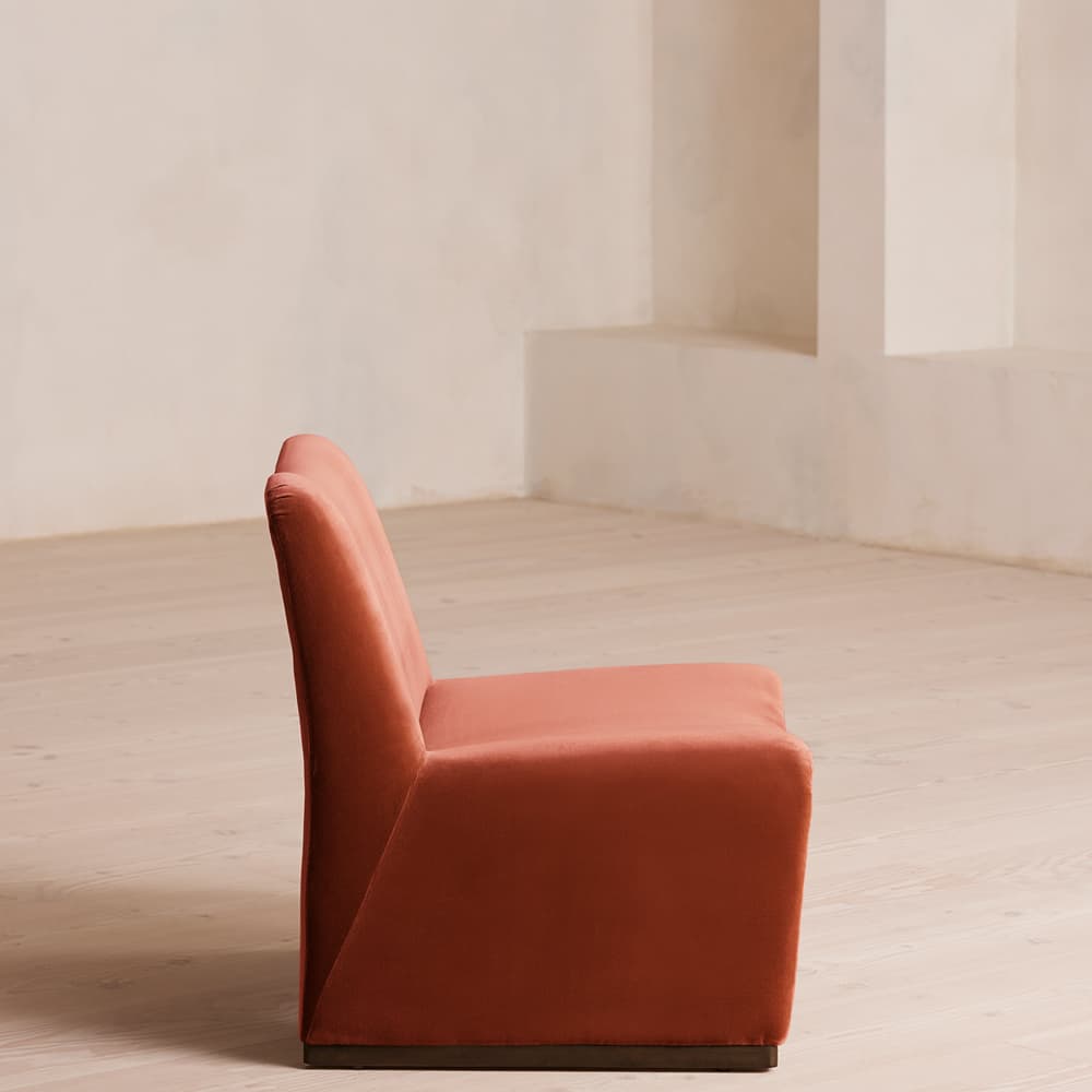 Lovett Armchair - Velvet - Rust - US - Images - Image 3