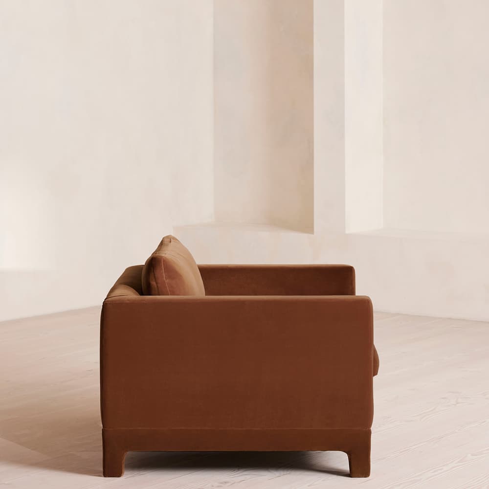 Ashford Loveseat Sofa - Velvet - Cinnamon - US - Images - Image 3