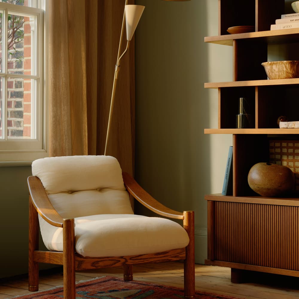 Karine Armchair - Linen - Bisque - Lifestyle - Image 3