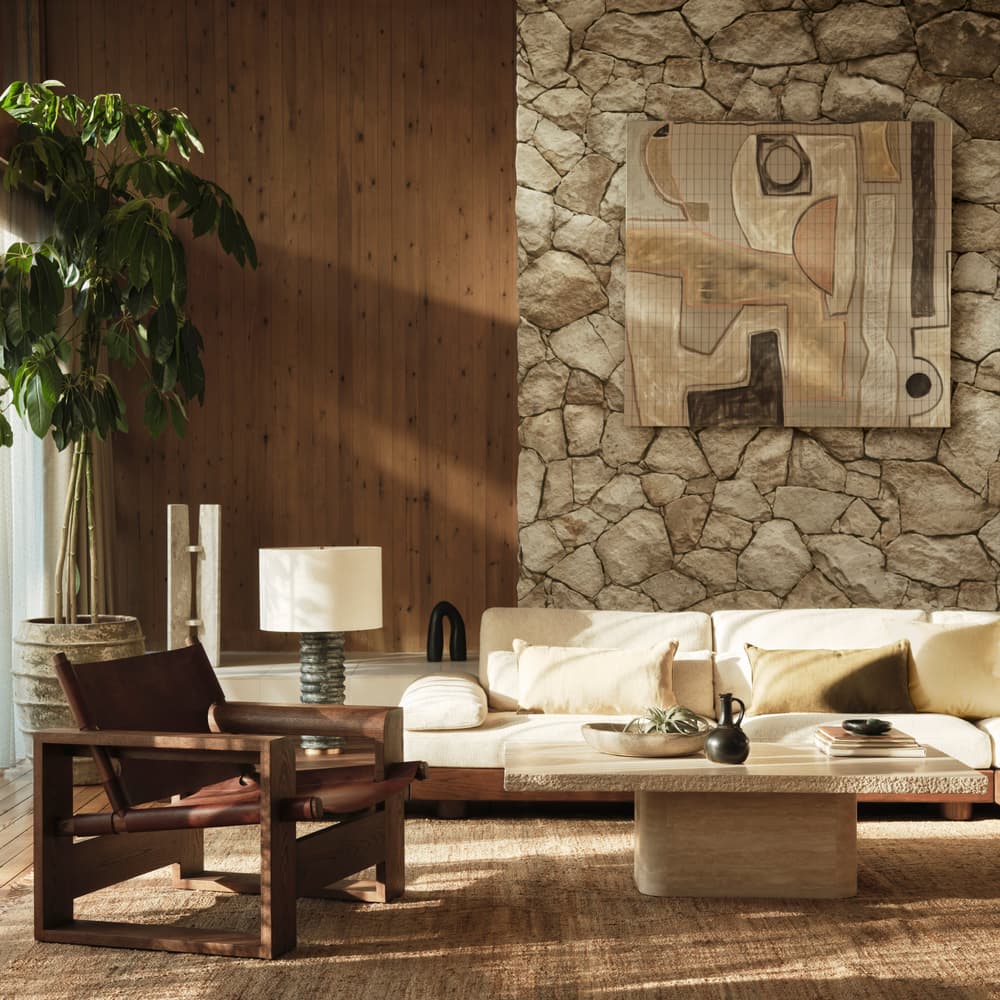 Truro Modular Sofa - Four Seater - Textured Linen - Lifestyle - Image 3
