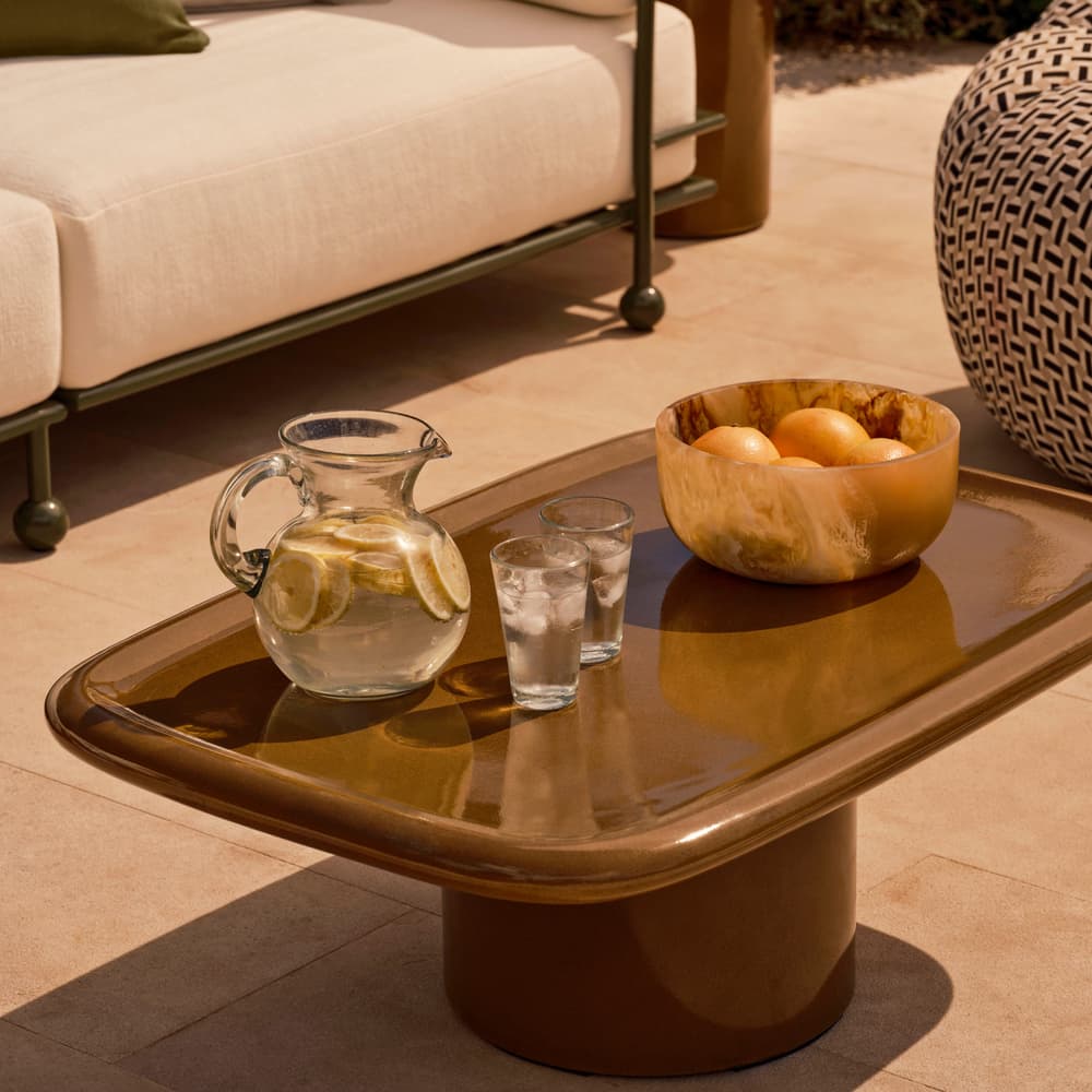 Miller Resin Salad Bowl - Brown - Lifestyle - Image 3
