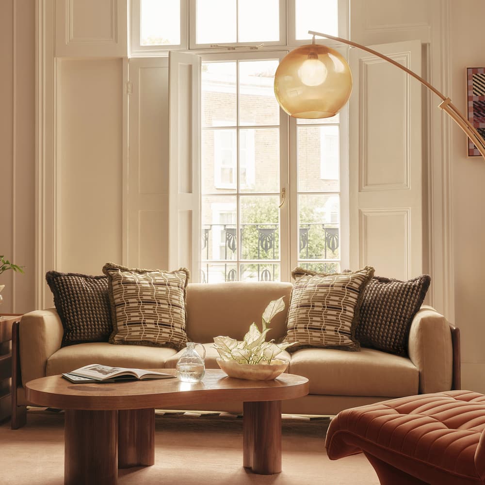 Joni Arc Lamp - Chrome - US - Lifestyle - Image 3