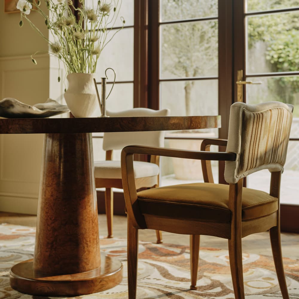 Pair of Armless Charleston Dining Chair - Velvet - Mustard - Lifestyle - Image 3