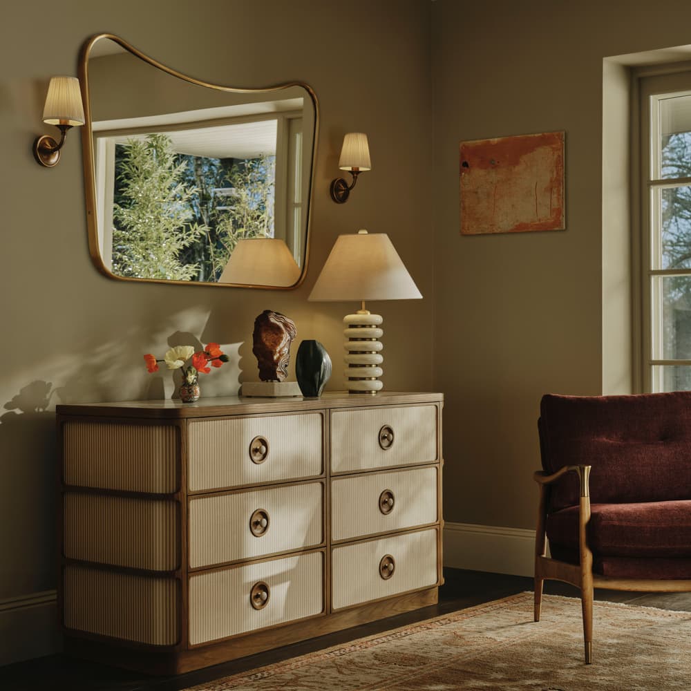 Leo Six Drawer Dresser - Royal Diana Marble - Lifestyle - Image 3