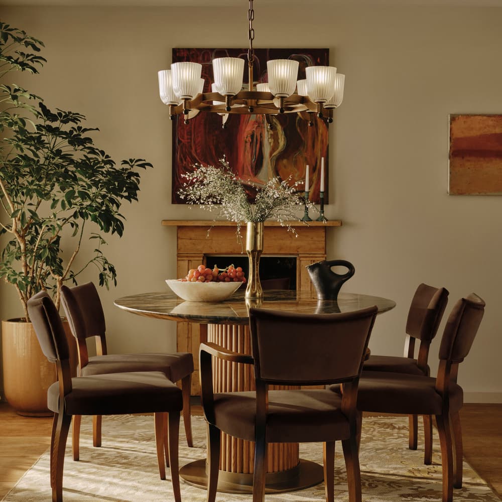 Molina Dining Armchair - Velvet - Chocolate - US - Lifestyle - Image 3