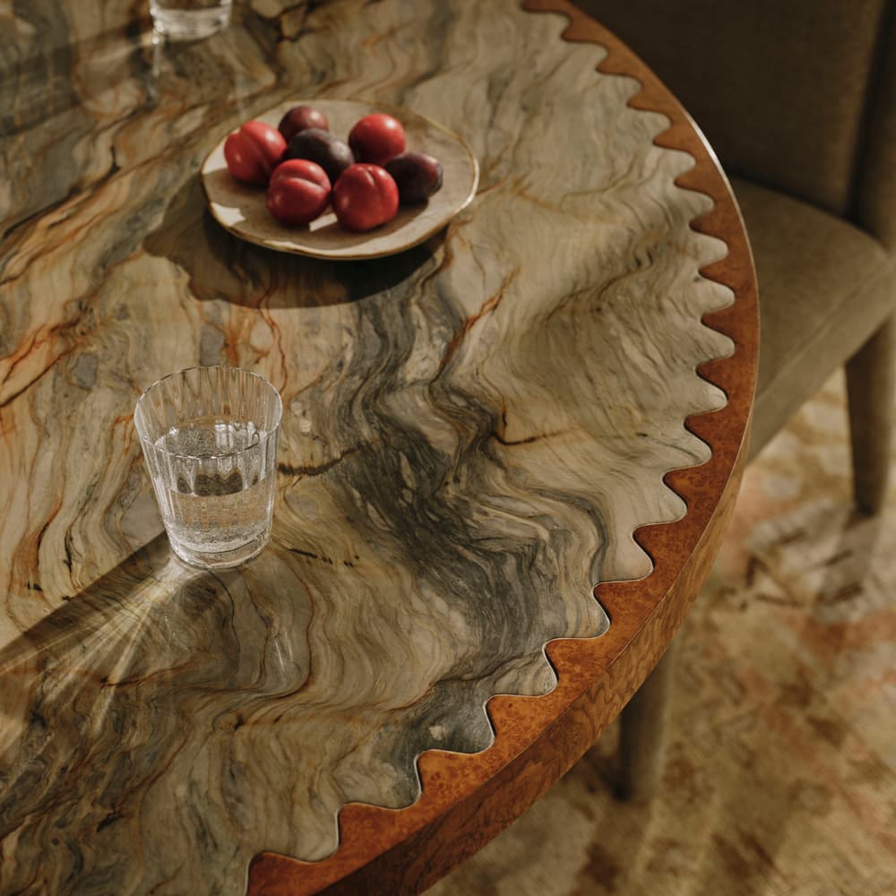 Fiore Dining Table - Brazilian Quartzite - Lifestyle - Image 3