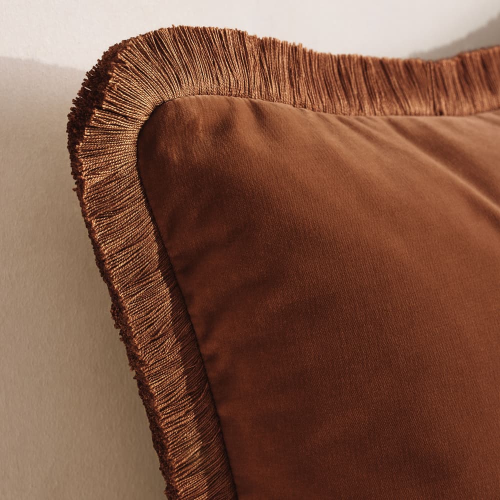 Margeaux Large Square Cushion - Cinnamon - UK - Images - Image 3