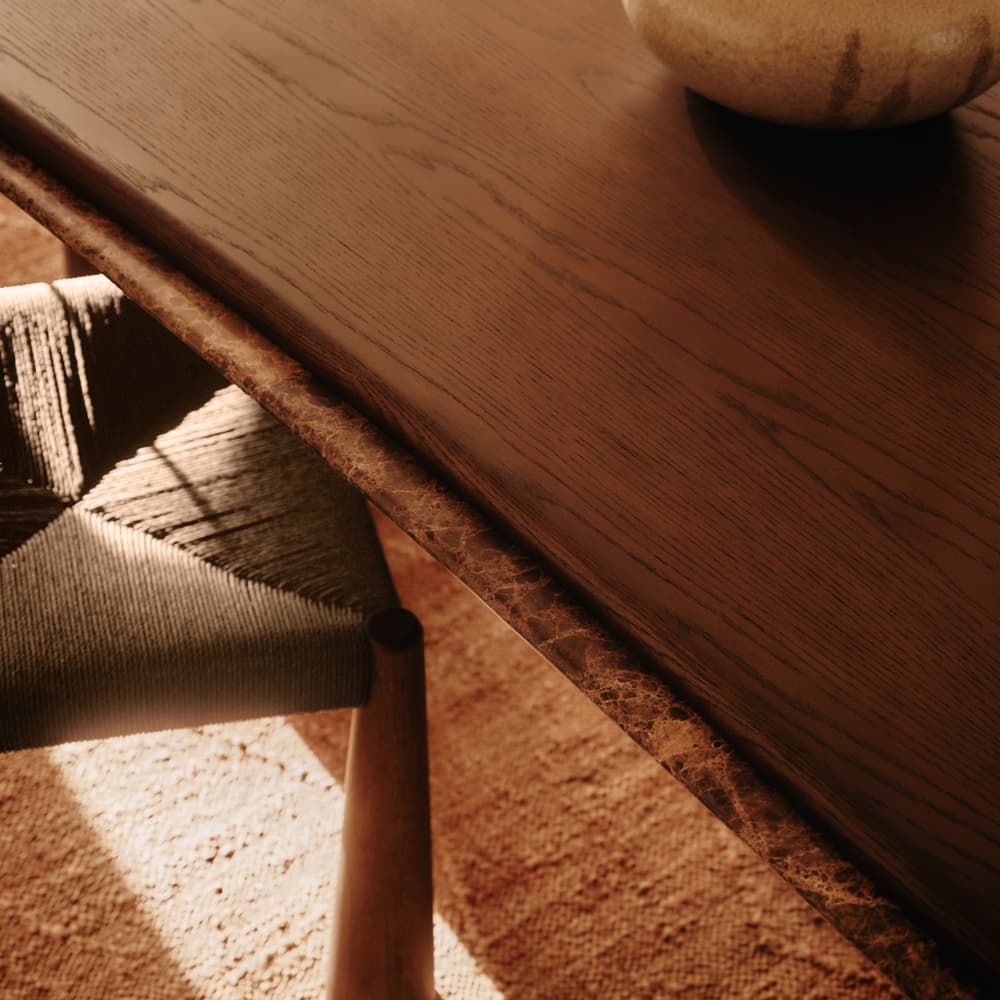 Cadenza Dining Table - Dark Emperador - Lifestyle - Image 3
