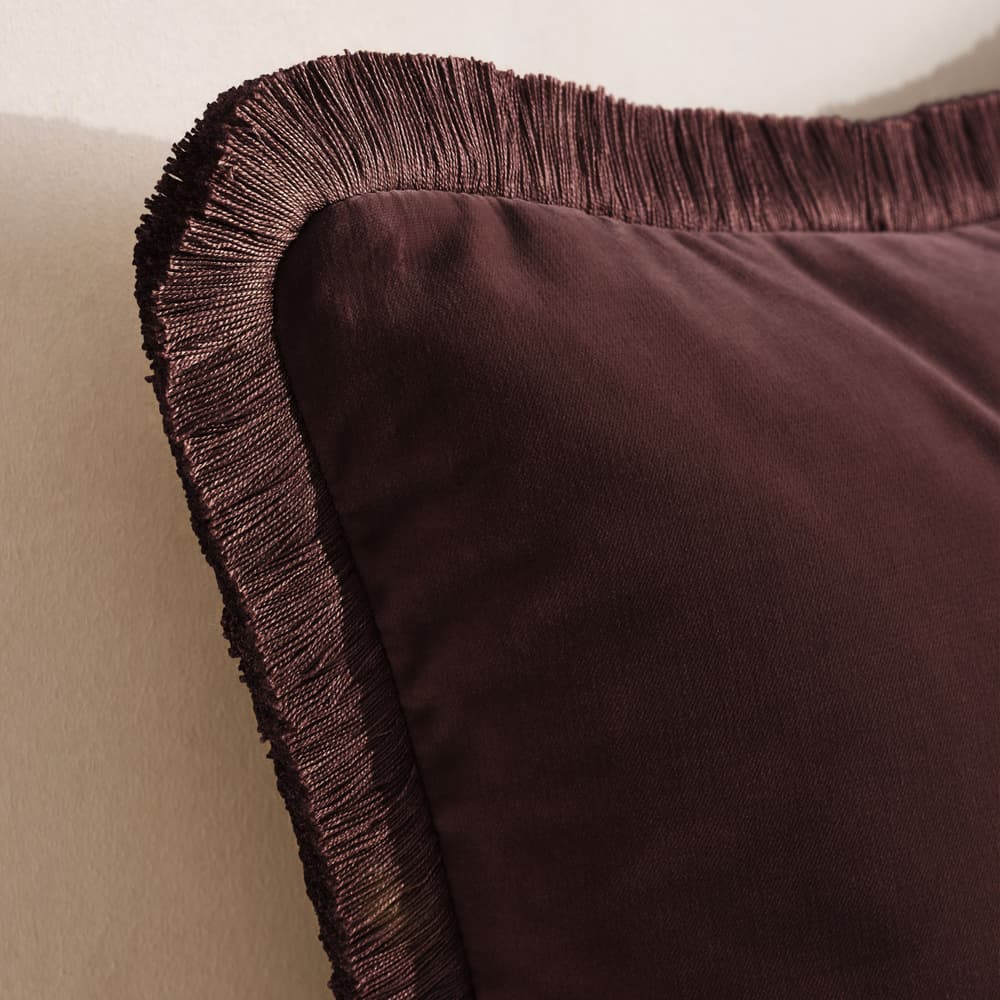 Margeaux Large Square Cushion - Aubergine - UK - Images - Image 3